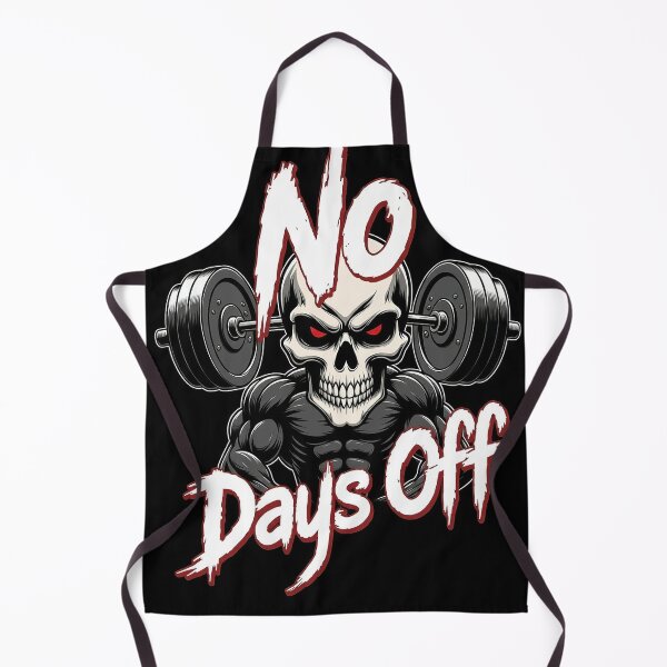 Item preview, No Days Off Fitness Skeleton Weightlifting designed and sold by MallysEmpire.