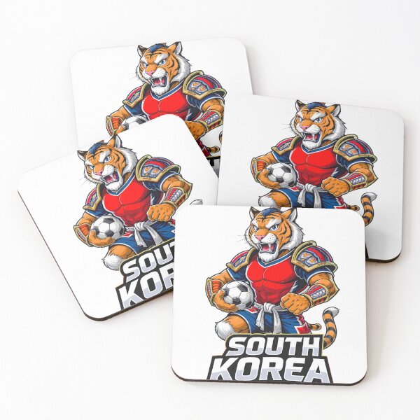 Item preview, South Korea Tiger Warrior 2026 - Korean Football Soccer Mascot designed and sold by DrimitStore.