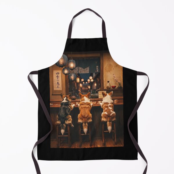 Item preview, Japanese Pembroke Welsh Corgi Art Foodie Dog Owner designed and sold by DoodleTortle.