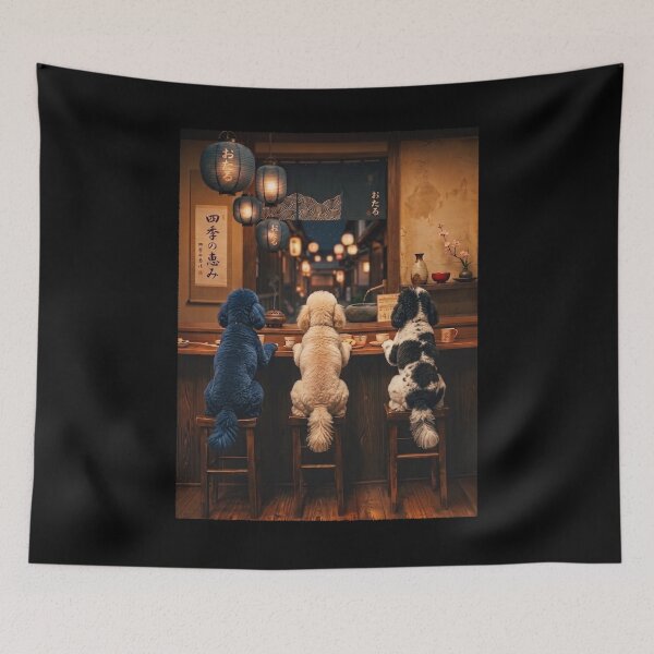 Item preview, Japanese Poodle Art Foodie Dog Owner designed and sold by DoodleTortle.
