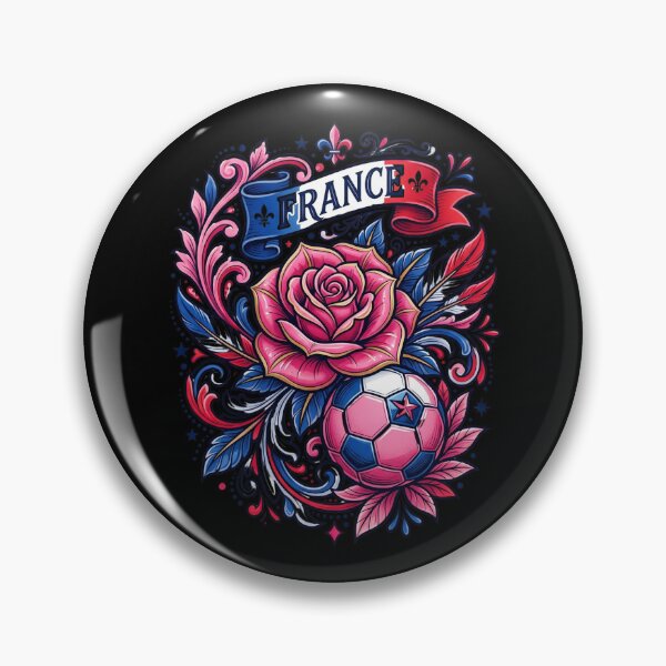 Item preview, France Rose — Neo Traditional Football Illustration World Cup 2026 designed and sold by David Mateo ArtWorks.