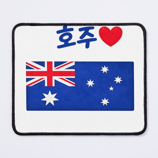 Item preview, korean australia flag designed and sold by chedam-studio.