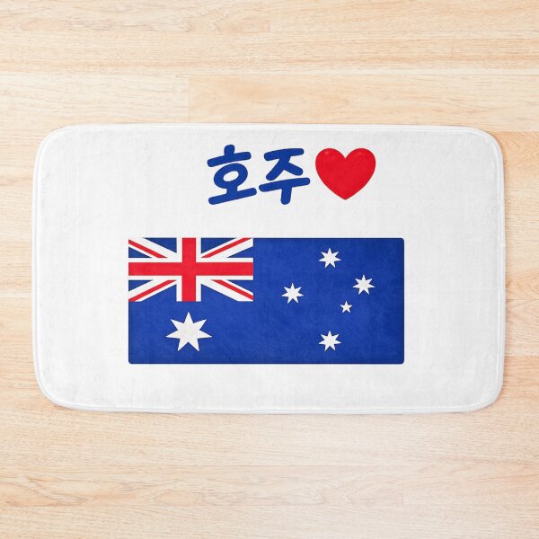 Item preview, korean australia flag designed and sold by chedam-studio.