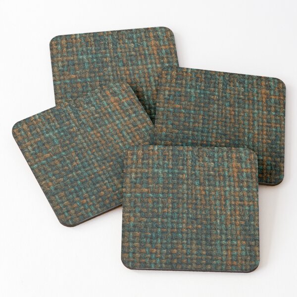Item preview, Oxidized Teal Jute Weave Pattern designed and sold by frumixart.