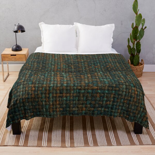 Item preview, Oxidized Teal Jute Weave Pattern designed and sold by frumixart.