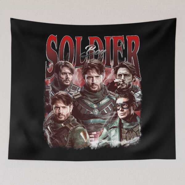 Item preview, Vintage Soldier Boy The Boys Hero Movie Fan designed and sold by Holyiury.