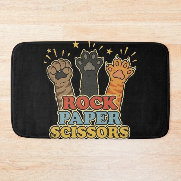 Item preview, Funny Cat Paws Rock Paper Scissors Retro Game designed and sold by AdyKurniawan.
