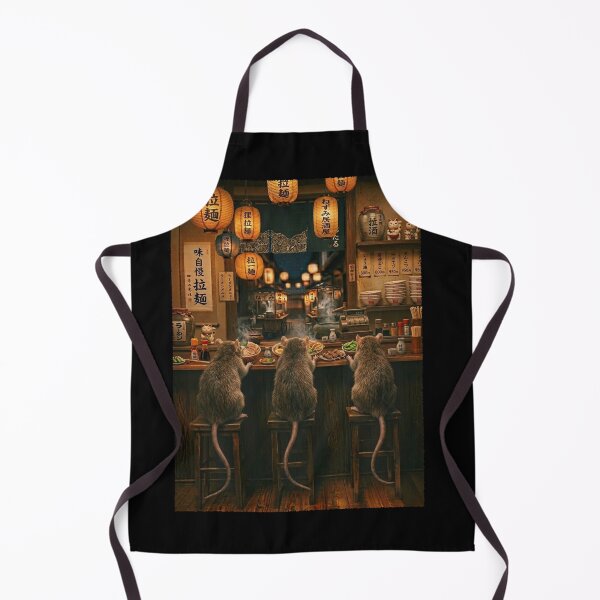 Item preview, Japanese Rat Art Ramen Noodle Foodie Animal Lover designed and sold by DoodleTortle.
