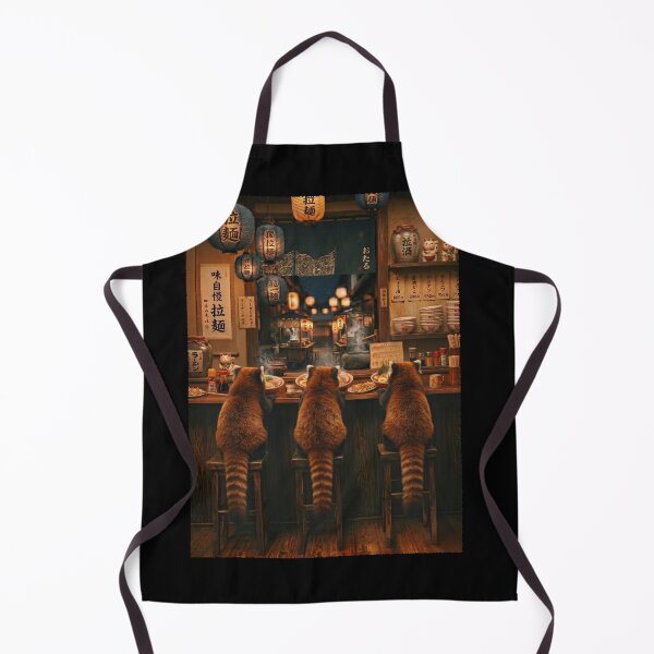 Item preview, Japanese Red Panda Art Ramen Noodle Foodie Animal Lover designed and sold by DoodleTortle.