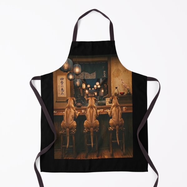 Item preview, Japanese Rhodesian Ridgeback Art Foodie Dog Owner designed and sold by DoodleTortle.