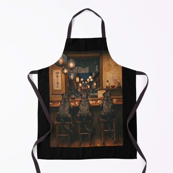Item preview, Japanese Rottweiler Art Foodie Dog Owner designed and sold by DoodleTortle.