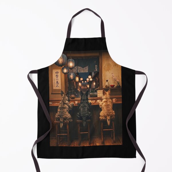 Item preview, Japanese Scottish Terrier Art Foodie Dog Owner designed and sold by DoodleTortle.