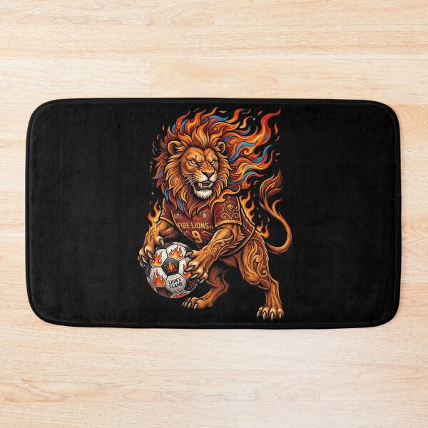 Item preview, Fire Lion — Epic Football Illustration World Cup 2026 designed and sold by David Mateo ArtWorks.
