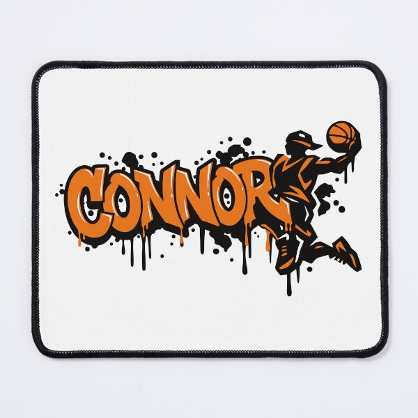 Item preview, Connor Basketball Graffiti Street Art Slam Dunk Design designed and sold by digital.stickerperso.com.