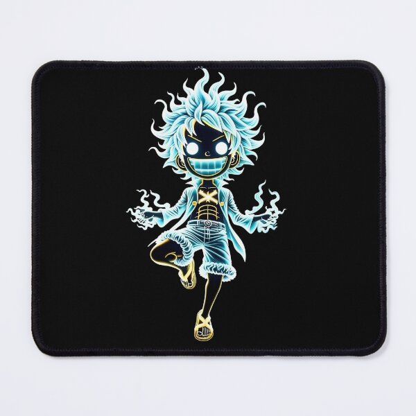 Item preview, Chibi Gear 5 Luffy Neon Glow – Anime Neon Art designed and sold by GomuStyles.