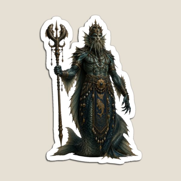 Item preview, Dagon Mesopotamian God Sea Fertility Harvest Mythology Design designed and sold by The Dark Files.