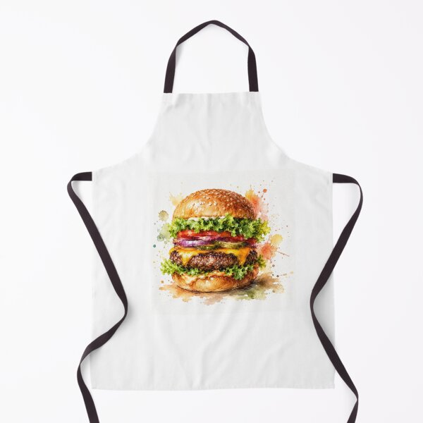 Item preview, Gourmet Watercolor Burger Art designed and sold by konkapo00.