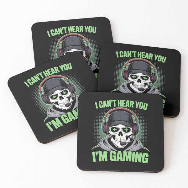 Item preview, Gaming I Can't Hear You I'm Gaming Gamer Skeleton Gaming Video Games designed and sold by sailorjessiArt.