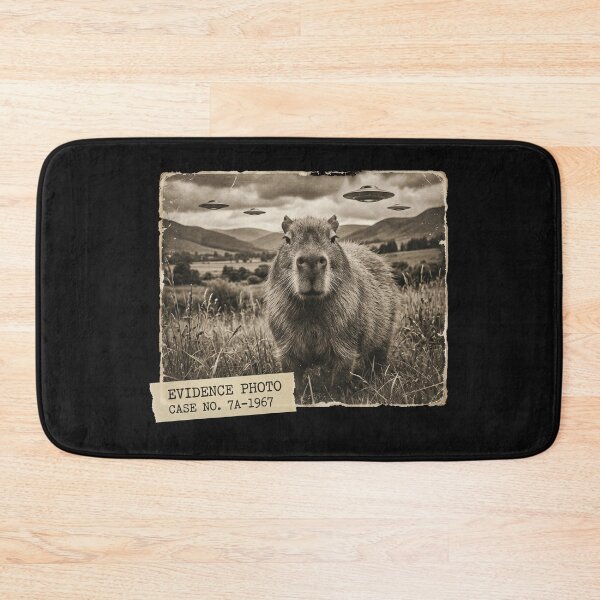 Item preview, Vintage Capybara UFO Alien Evidence Case 1967 designed and sold by AdyKurniawan.