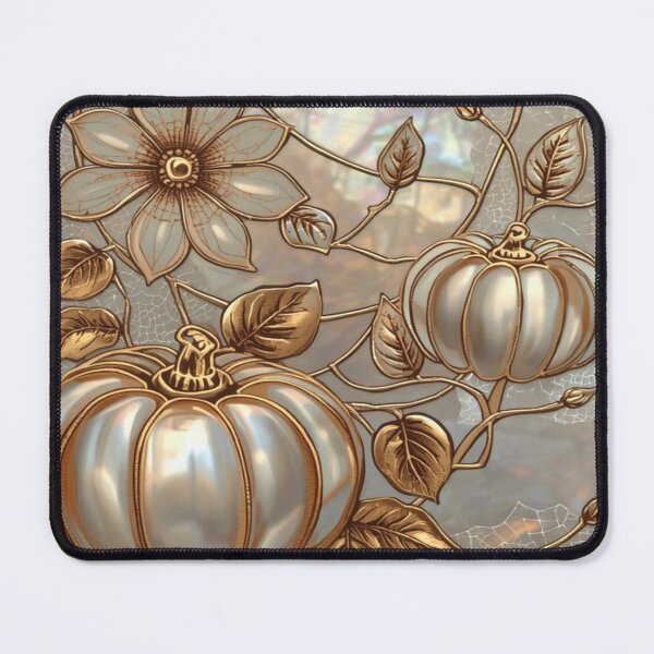 Item preview, Pearl Pumpkins Moon Stained Glass Style designed and sold by BriSher.