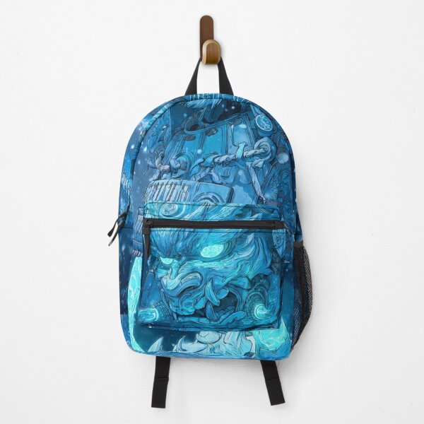 Item preview, Cyberpunk Oni Snow – Ice Blue Demon Winter Warrior designed and sold by Neo Tokio.