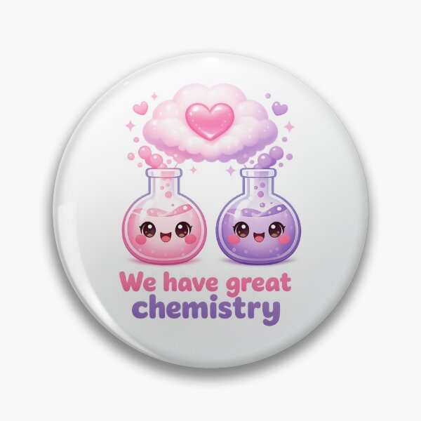 Item preview, We Have Great Chemistry Pun | Kawaii Science Valentine For Couples designed and sold by Dulxoz.