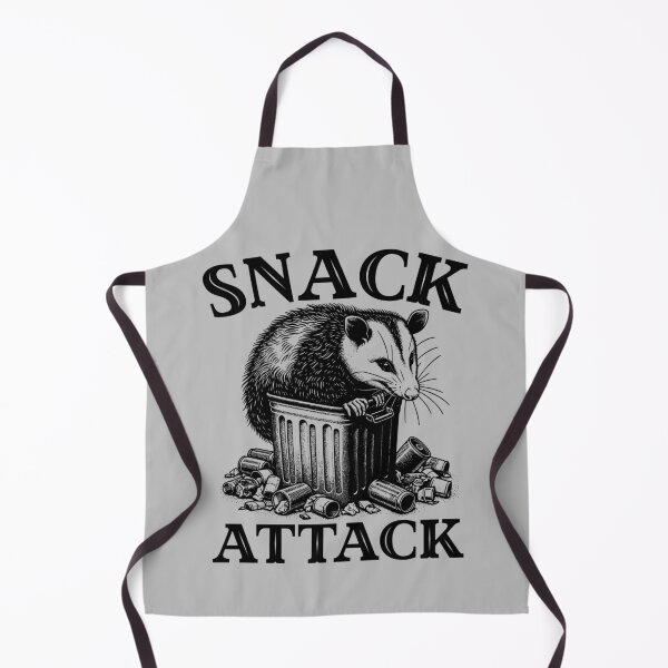 Item preview, Snack attack feral raccoon designed and sold by InkRiot Studios.