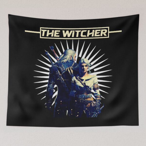 Item preview, The Witcher Geralt Ciri Fantasy Gaming designed and sold by QuentinHarrow.