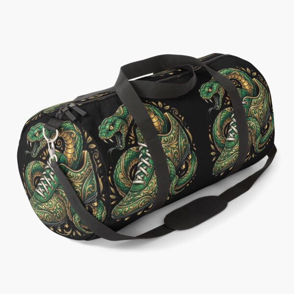 Item preview, Snake on Boot — Neo Traditional Football Illustration Green and Gold designed and sold by David Mateo ArtWorks.