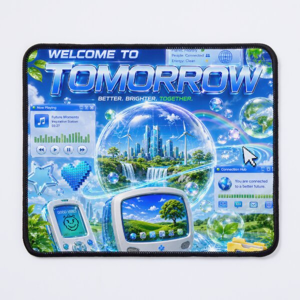 Item preview, Welcome To Tomorrow Frutiger Aero designed and sold by PromptingReality.