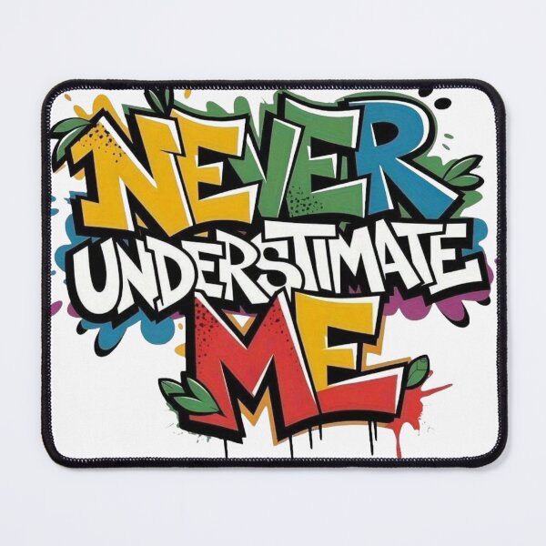 Item preview, ? Never Underestimate Me – Graffiti Art That Commands Respect designed and sold by Ulikedigital14.
