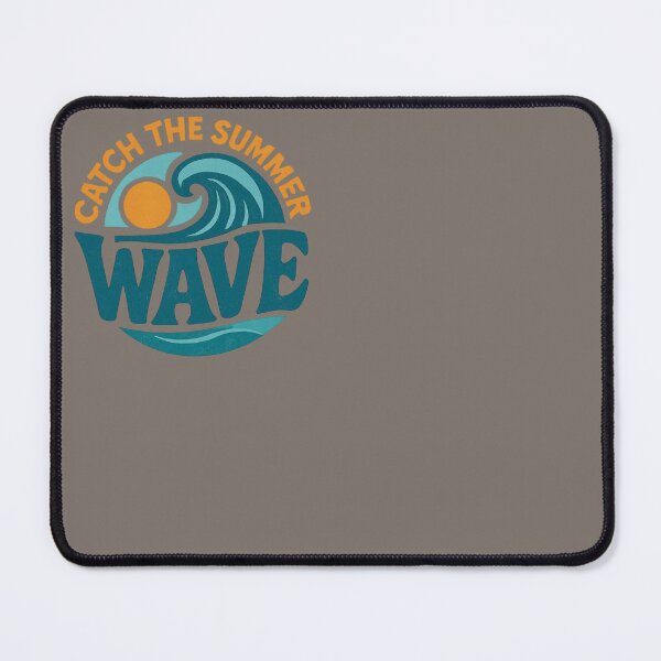 Item preview, Catch The Summer Wave - Vibrant Retro Surf Emblem designed and sold by SilentPowerArt.