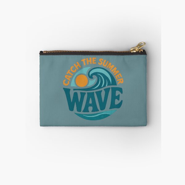 Item preview, Catch The Summer Wave - Vibrant Retro Surf Emblem designed and sold by SilentPowerArt.