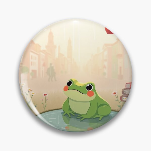 Item preview, Cozy Frog Puddle With Book designed and sold by Faeblehoarder.