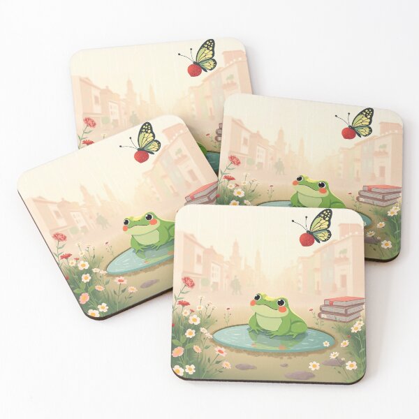 Item preview, Cozy Frog Puddle With Book designed and sold by Faeblehoarder.