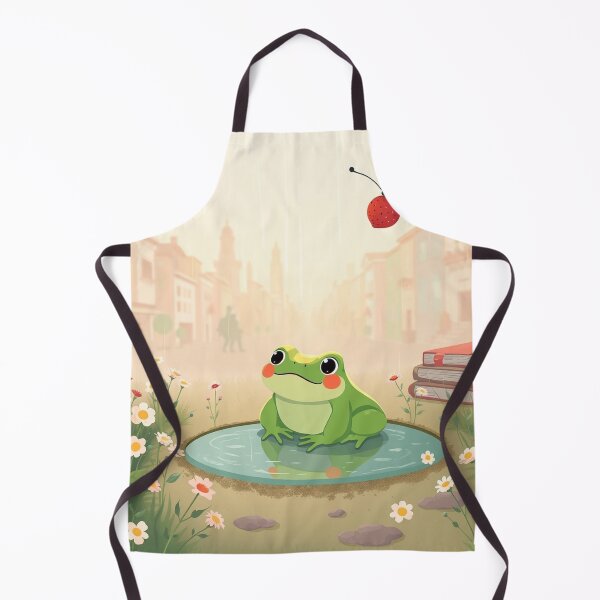 Item preview, Cozy Frog Puddle With Book designed and sold by Faeblehoarder.