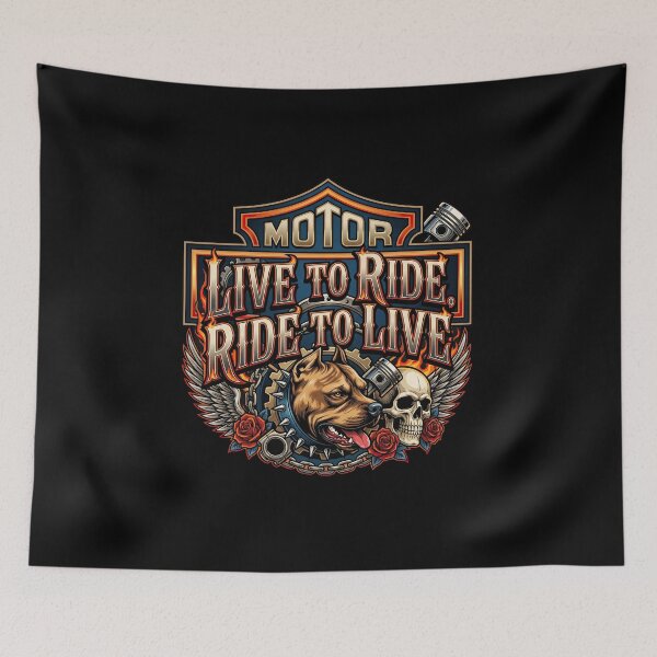 Item preview, Harley Davidson Live To Ride Ride To Live Bold Road Warrior Graphic designed and sold by enzoade.