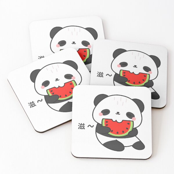 Item preview, Cute Panda Eating Watermelon designed and sold by SweetFury.