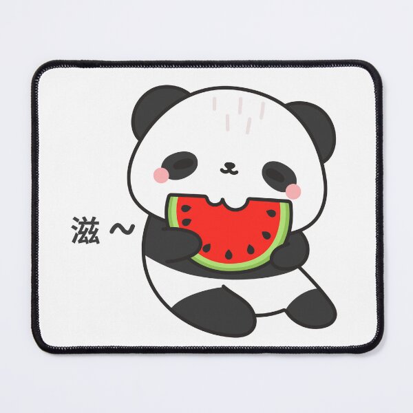 Item preview, Cute Panda Eating Watermelon designed and sold by SweetFury.