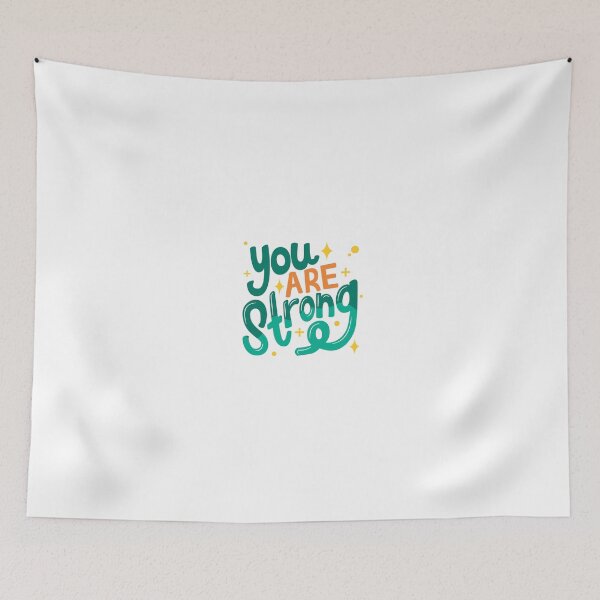 Item preview, You Are Strong Motivational Positive Affirmation Mental Health Gift designed and sold by designcolossal.