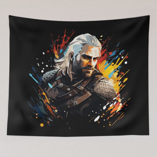 Item preview, The Witcher Geralt Of Rivia Gaming Fantasy Character designed and sold by QuentinHarrow.