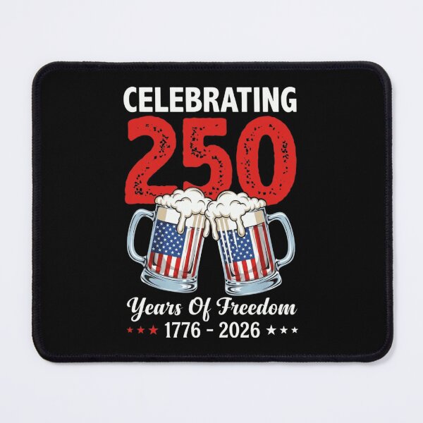 Item preview, USA 250th Anniversary Beer Mug Patriotic Freedom 1776-2026 designed and sold by haitrieuic96.