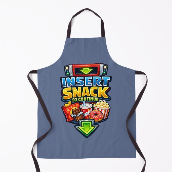 Item preview, Insert Snack To Continue | Gamer UI Art designed and sold by PopCulturePixel.