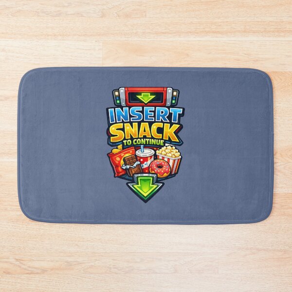Item preview, Insert Snack To Continue | Gamer UI Art designed and sold by PopCulturePixel.