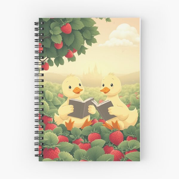 Item preview, Reading Ducks In Strawberry Field designed and sold by Faeblehoarder.