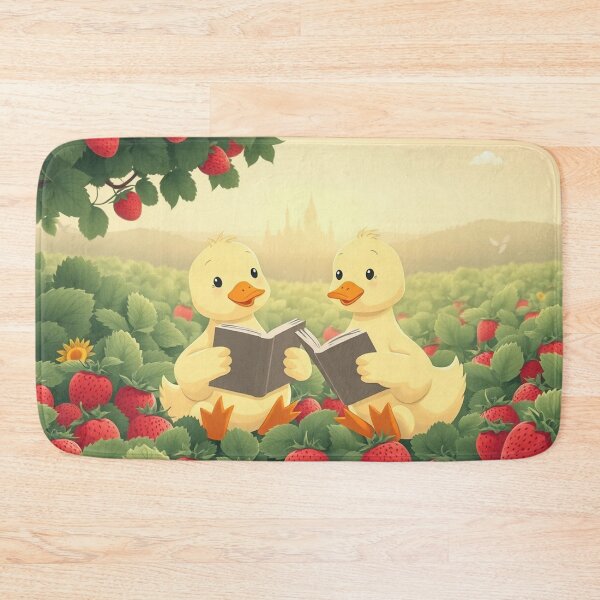 Item preview, Reading Ducks In Strawberry Field designed and sold by Faeblehoarder.