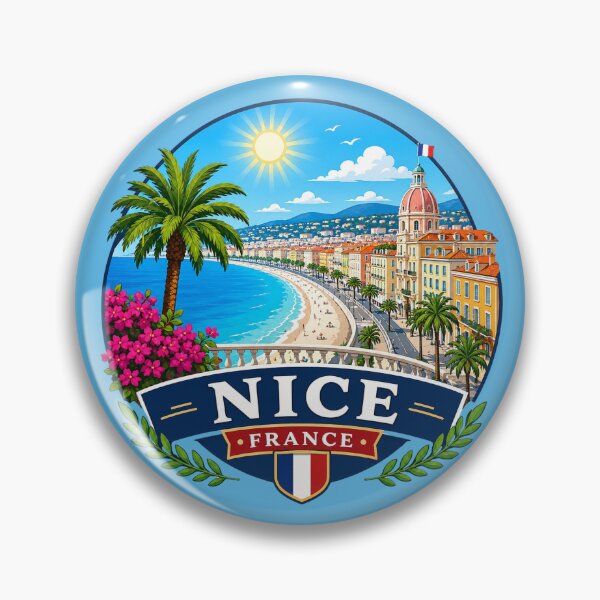 Item preview, Nice, France - Mediterranean Coast designed and sold by Myra365Art.