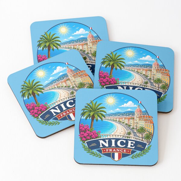 Item preview, Nice, France - Mediterranean Coast designed and sold by Myra365Art.