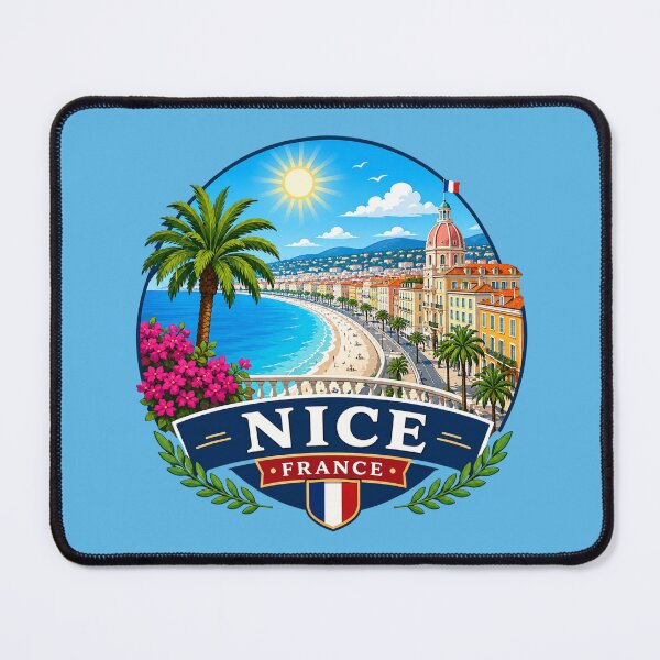 Item preview, Nice, France - Mediterranean Coast designed and sold by Myra365Art.