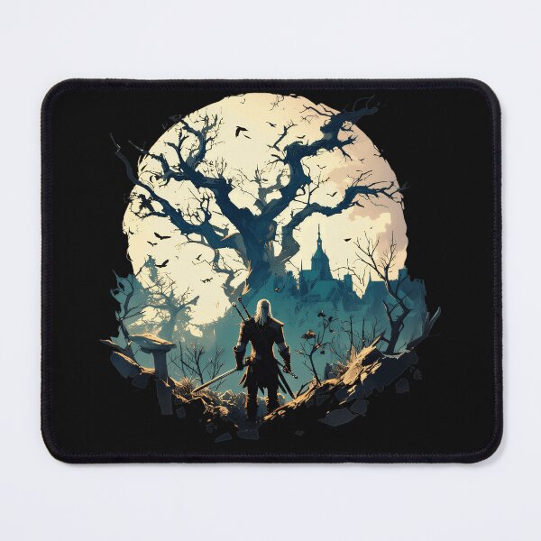 Item preview, Geralt Of Rivia Monster Hunter Dark Fantasy Gamer designed and sold by QuentinHarrow.